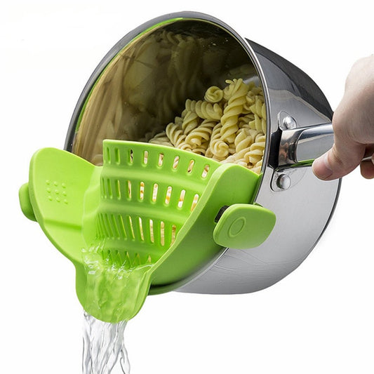 Silicone Kitchen Snap N' Strain Strainer