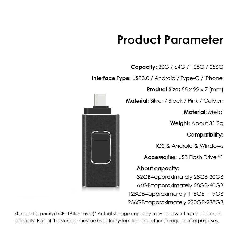EcoDrive Swift 4-in-1 USB Flash Drive