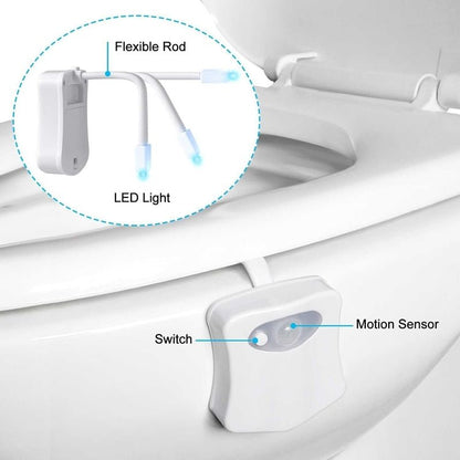 Toilet Night Light with Motion Sensor